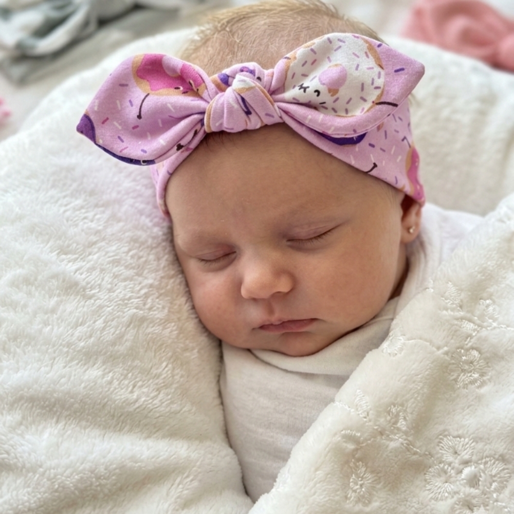 Charming Donut Pattern Kids Headband
